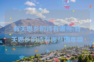 有关思乡的诗有哪些(有关思乡的诗有哪些四年级)