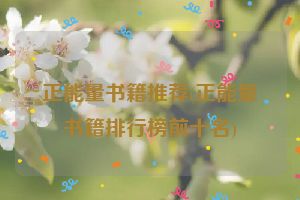 正能量书籍推荐(正能量书籍排行榜前十名)