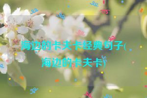 海边的卡夫卡经典句子(海边的卡夫卡)