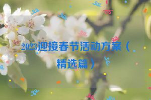 2023迎接春节活动方案（精选篇）