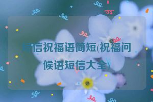 短信祝福语简短(祝福问候语短信大全)