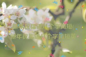 新年祝福语八个字简短(新年祝福语八个字简短英文)