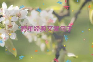 跨年经典文案句子