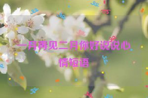 一月再见二月你好说说心情短语