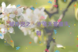 赋诗送之·水落天寒雁失群