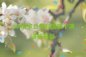 2023国家公祭日国旗下演讲稿最新